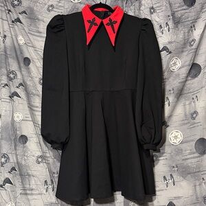 KATAKOMB CROSS DRESS BISHOP SLEEVE SZ 3x